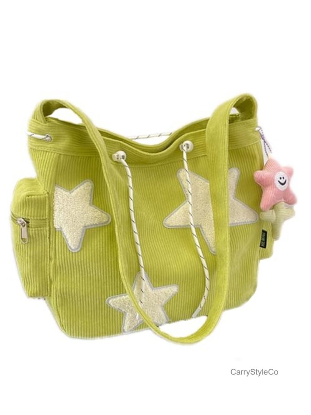 Y2K Corduroy Shoulder Bag Large Crossbody Tote for Office Work Travel
